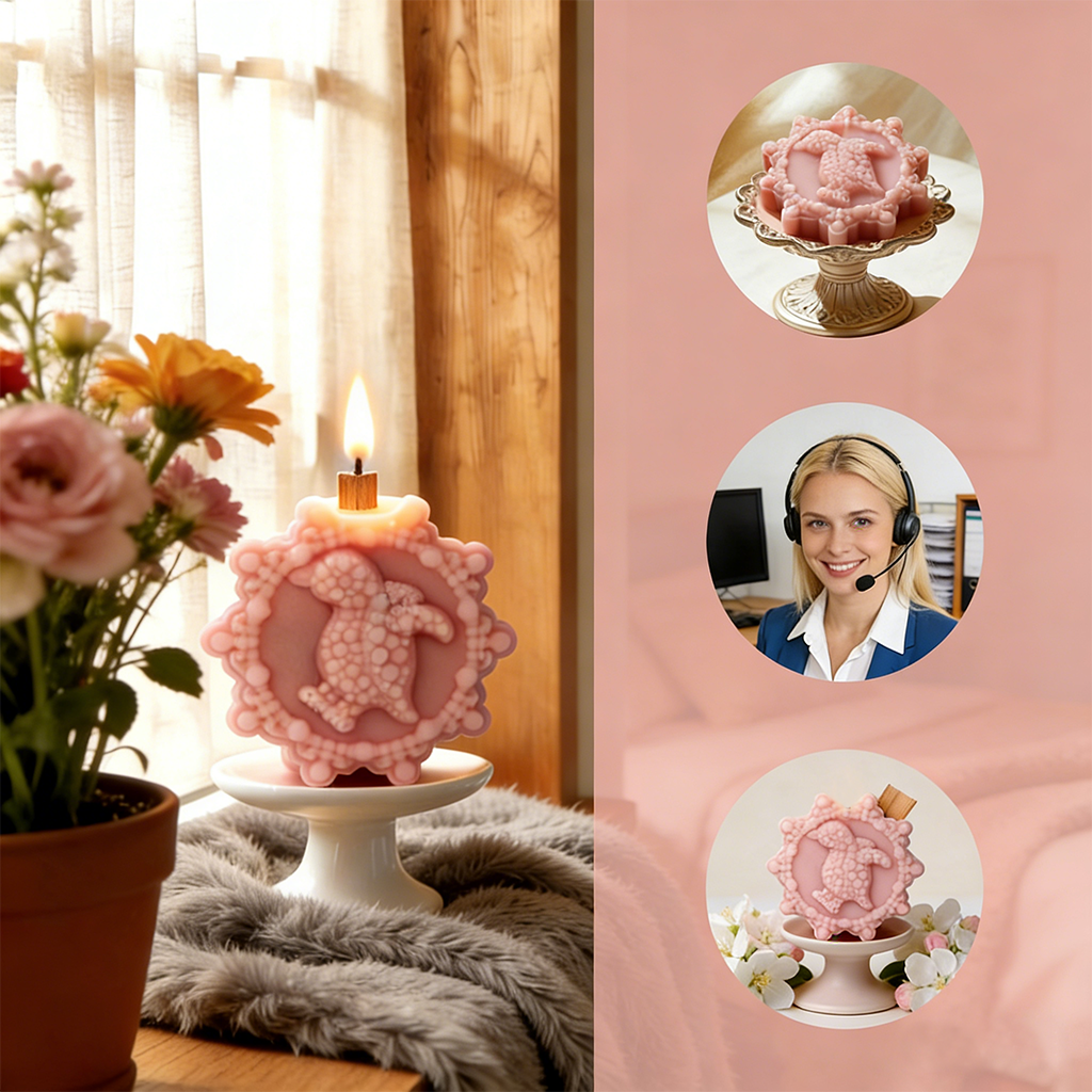 AMALEE Meeresbrise Duftkerzen 8er Set – Sojawachs mit Holzdocht, langanhaltend, maritimes Wohnaccessoire & Geschenk
