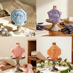 AMALEE Meeresbrise Duftkerzen 8er Set – Sojawachs mit Holzdocht, langanhaltend, maritimes Wohnaccessoire & Geschenk