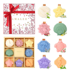 AMALEE Meeresbrise Duftkerzen 8er Set – Sojawachs mit Holzdocht, langanhaltend, maritimes Wohnaccessoire & Geschenk