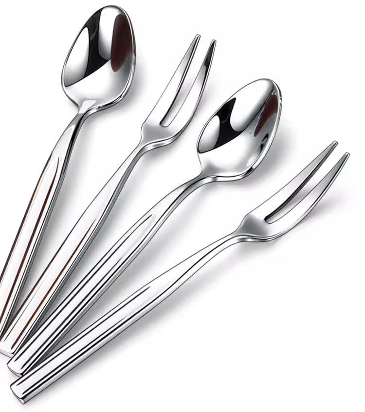 Minimalistischer Luxus zu Ostern – 12pcs Set mit Osterei-Aufbewahrungsbox Eiförmiges Besteck-Set für Nachmittagstee & Obst