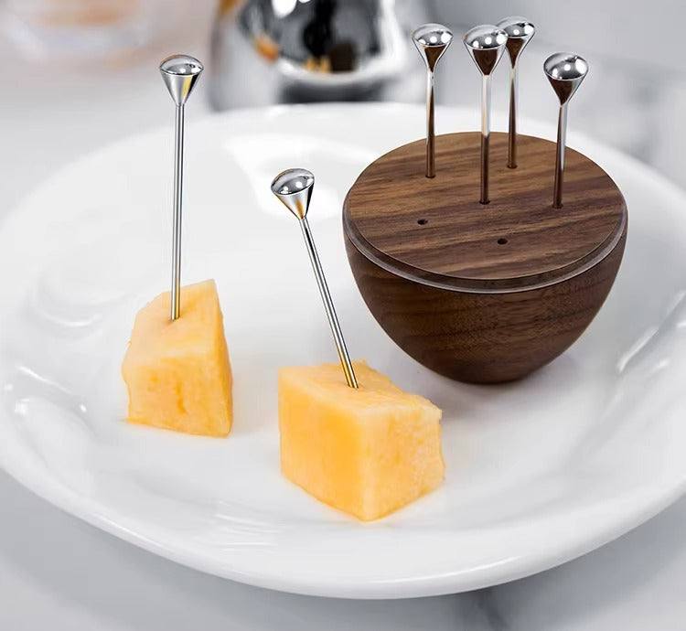 Minimalistischer Luxus zu Ostern – 12pcs Set mit Osterei-Aufbewahrungsbox Eiförmiges Besteck-Set für Nachmittagstee & Obst